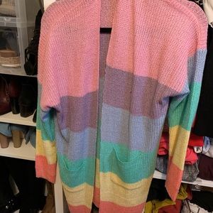 Rainbow cardigan